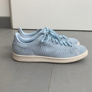 LIMITED ED. Light Blue Adidas Stan Smiths